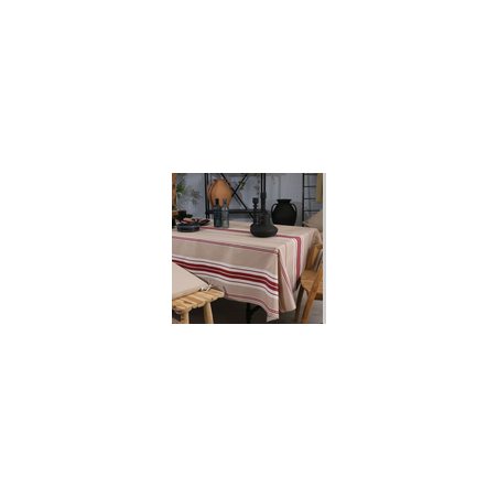 nappe st malo 250*150 ROUGE SUD ETOFFE
