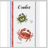 Bavoir crabes 45*60 écru SUD ETOFFE