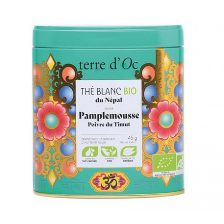 Thé blanc Pamplemousse Poivre 45g