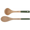 ustensiles louche et cuillere en bois COOKUT fougere