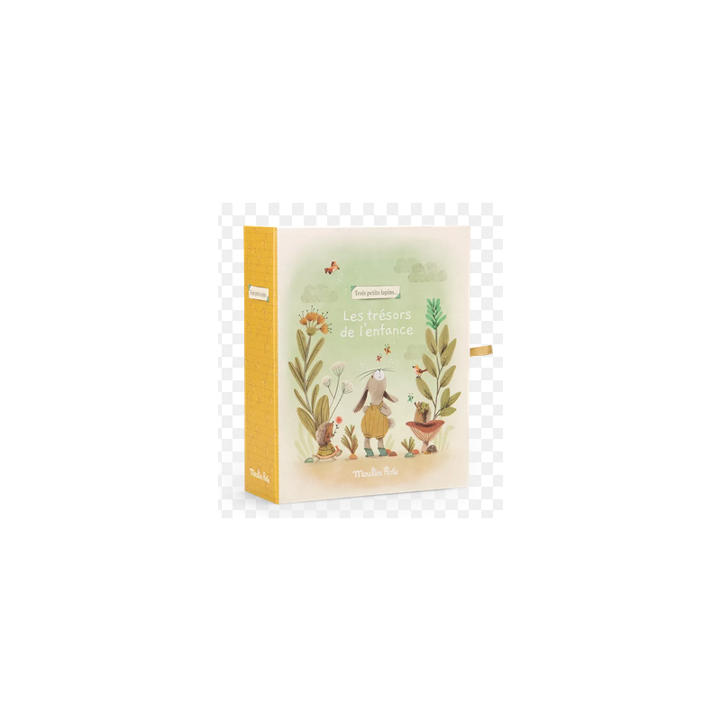 coffret naissance trois petits lapins moulin roty