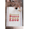 Torchon breizh club : Beurre beurre love love