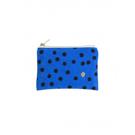 Pochette bleu mecano Polka S