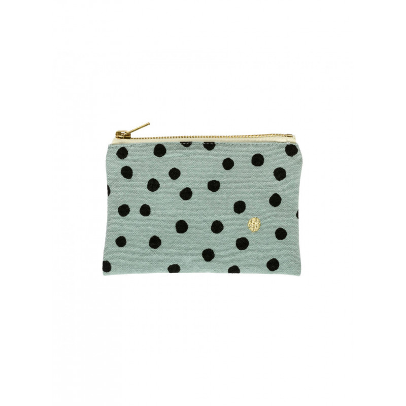 Pochette celadon Polka S