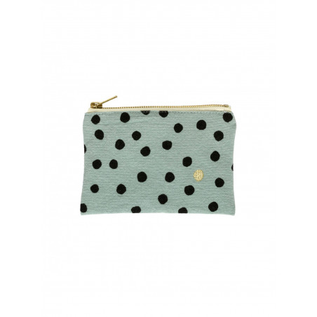 Pochette celadon Polka S