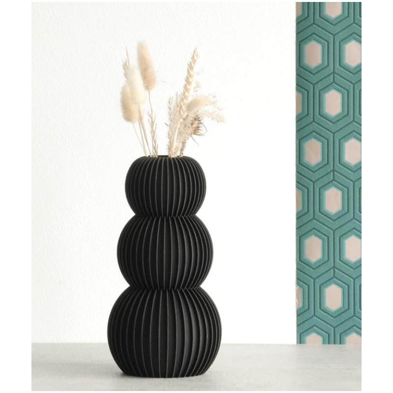 Vase FLAMANT MK Design noir