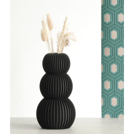 Vase FLAMANT MK Design noir