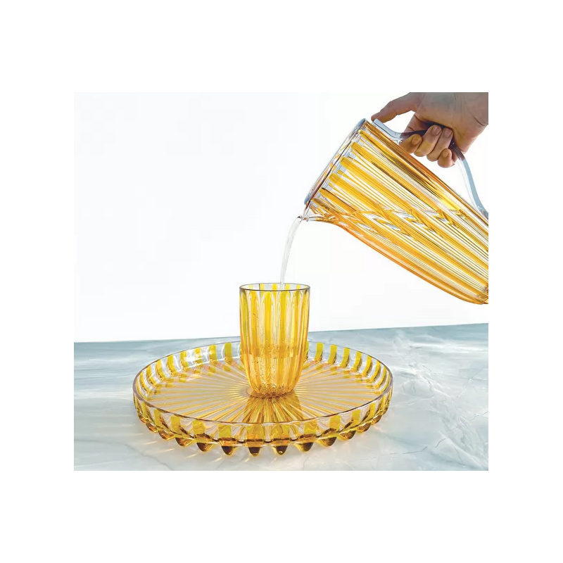 lot de 4 verres jaune Guzzini dolce vita