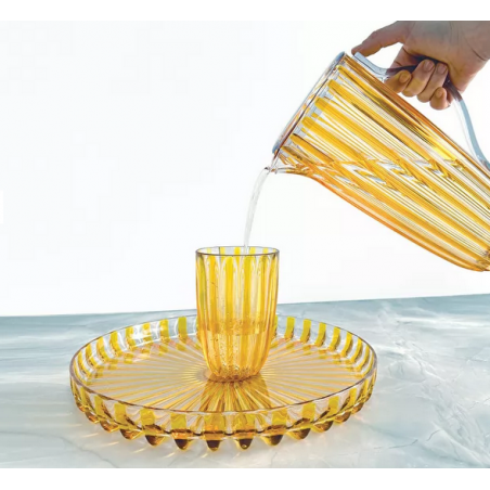 lot de 4 verres jaune Guzzini dolce vita