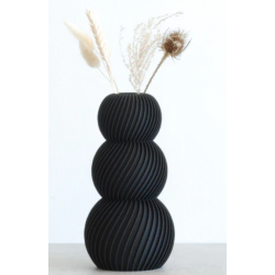 Vase FLAMANT TWIST MK Design ébène