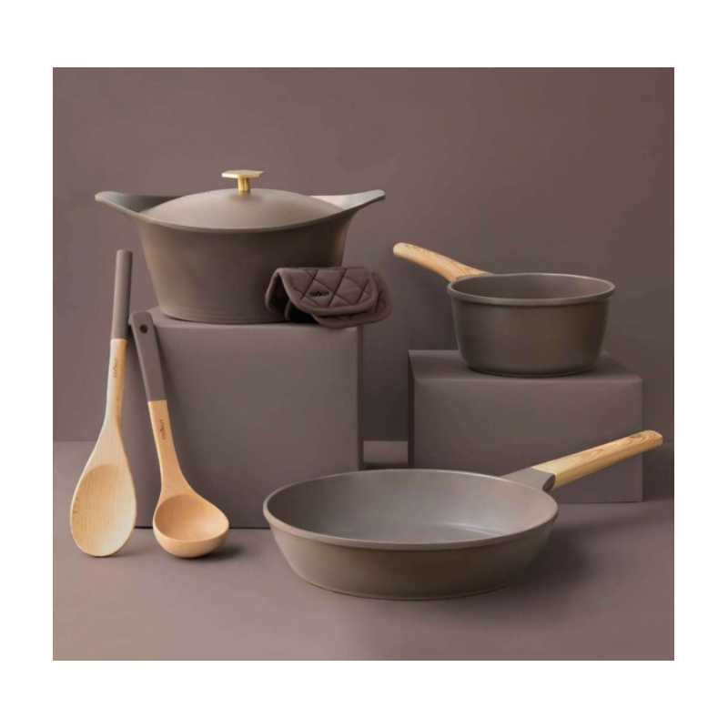 poêle 28 cm COOKUT taupe