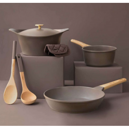 poêle 28 cm COOKUT taupe