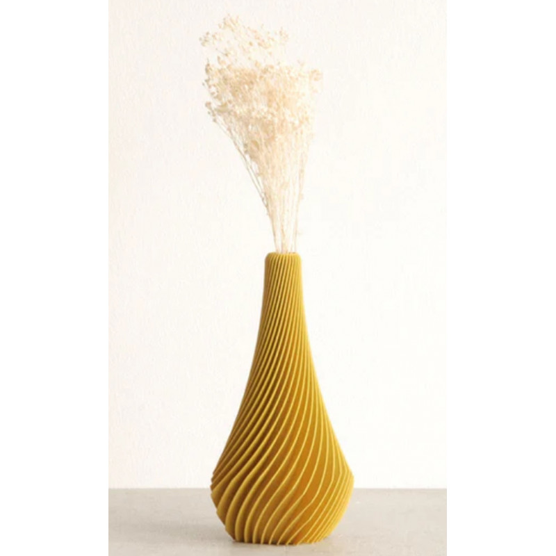 Vase Ailettes twist MK Design small saule