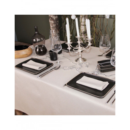 Nappe 150*150 ETINCELLE LINO