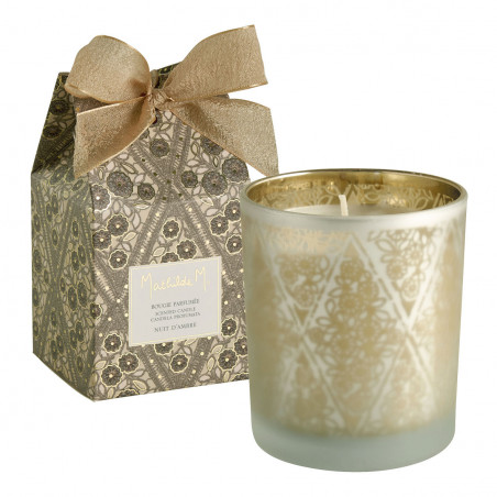 bougie parfumée fêtes enchantées 160g Nuit d'ambre