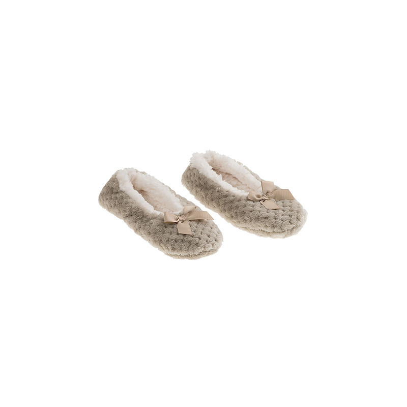 ballerines lin naturel, tailles assorties
