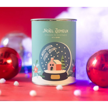 Graines Noël joyeux (boule à neige)