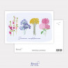 Carte sinceres condoleances fleurs