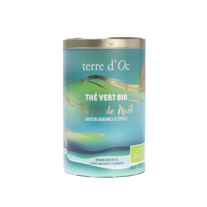 Thé vert noël agrumes 100g Bio