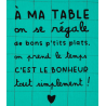 Torchon slub "A ma table" 50*70 cm coloris assortis