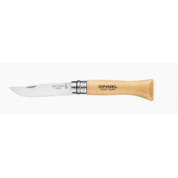 Couteau hêtre inox n°6 OPINEL