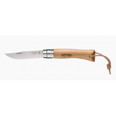 Couteau baroudeur hêtre inox n°7 OPINEL