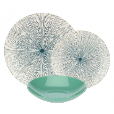 Lot WARM ON ME 18 assiettes ROSE ET TULIPANI