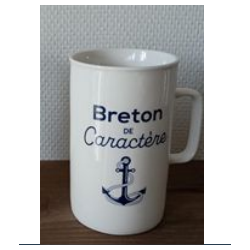 Mug 45cl Breton/Bretonne de caractère