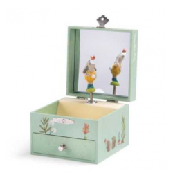 Boîte à musique coffret  trois petits lapins moulin roty