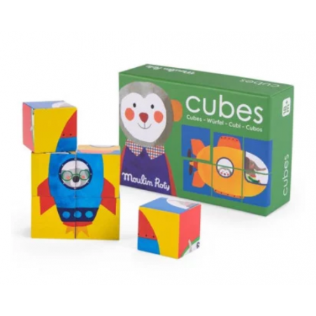 puzzle 6 cubes les poppipop