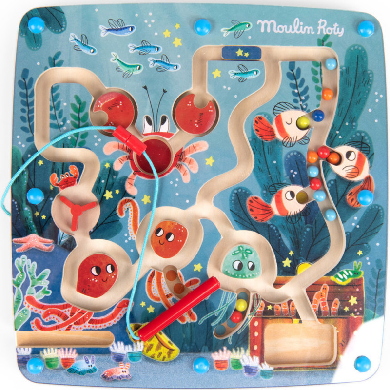labyrinthe magnétique les aventures de Paulie  moulin roty