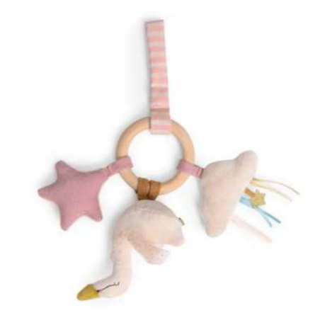 hochet anneau cygne la petite école de danse Moulin Roty