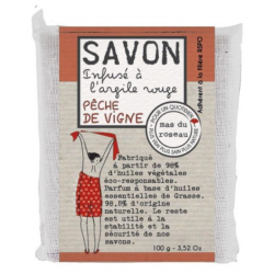 Savonnette pêche de vigne100g MAS DU ROSEAU