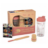 Coffret rose shaker gaufres, crêpes... COOKUT