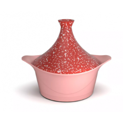 couvercle tajine rouge pour cocotte 24 cm COOKUT