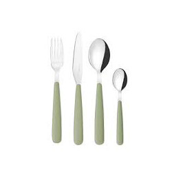 ménagère 24 pièces POP vert algue