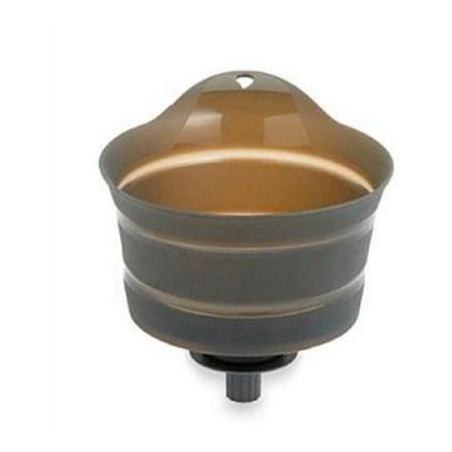 Entonnoir filtrant noir fumé silicone MASTRAD