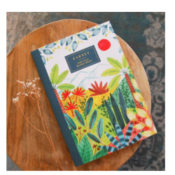 carnet Beauté végétale GM Bleu coquille