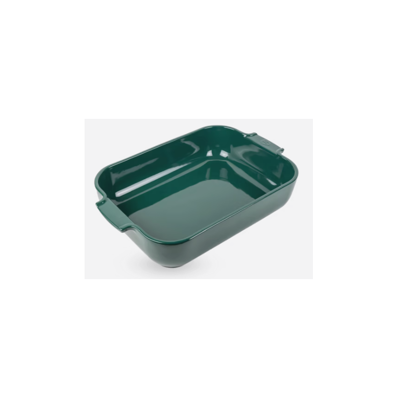 Appolia vert forêt 32cm plat rect PEUGEOT