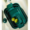 Appolia vert forêt 32cm plat rect PEUGEOT