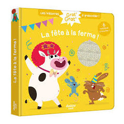 grat grat la fête à la ferme  AUZOU