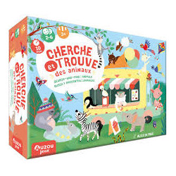 jeux cherche et trouve les animaux du monde AUZOU