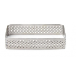 Rectangle de pâtisserie perforé 10*6*2cm Patisse
