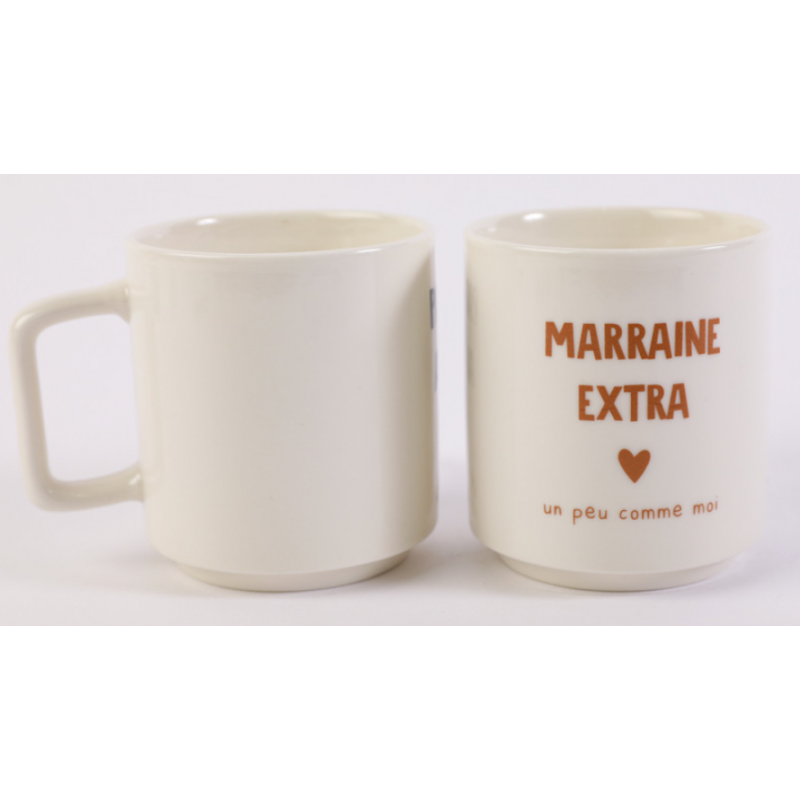 mug empilable marraine 320 ml cuivre