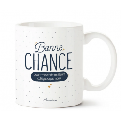 Mug Bonne chance pour te trouver de meilleurs collègues