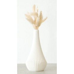 Vase Ailettes blanc MK Design small
