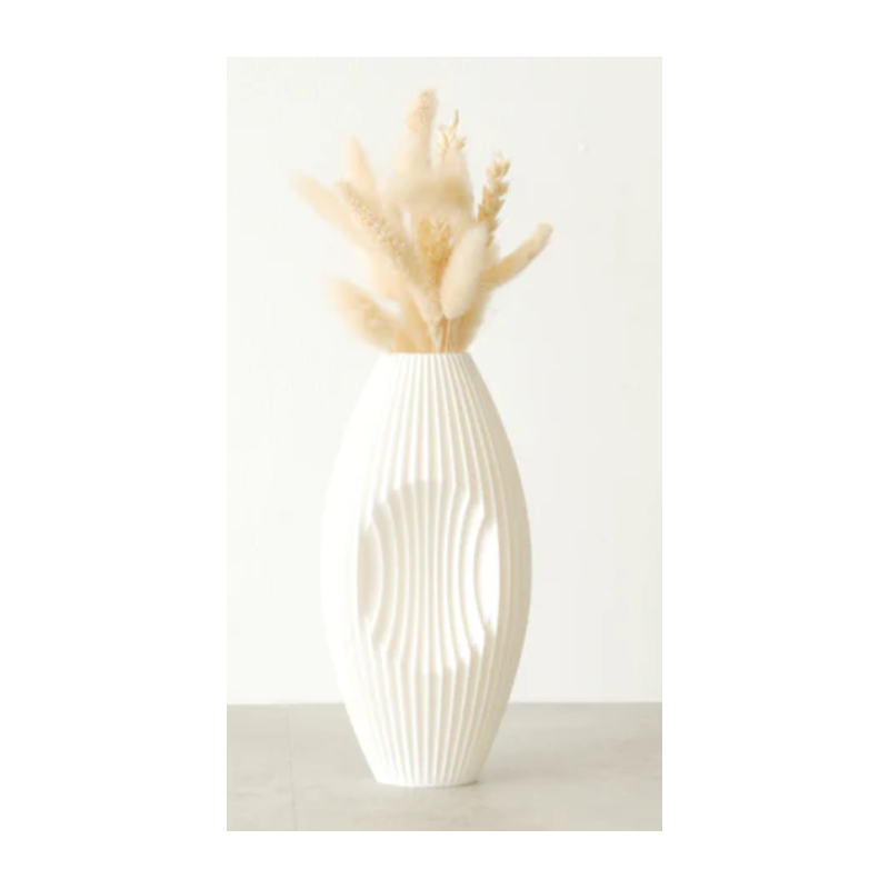 Vase Calao blanc MK Design small