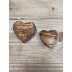 petit coeur en bois d'Olivier