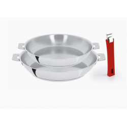Set de 2 poêles 24/28 CM MUTINE AMOVIBLE + 1 POIGNEE FRAMBOISECRISTEL