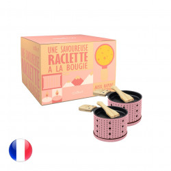 LUMI Rose raclette à la bougie 2 personnes